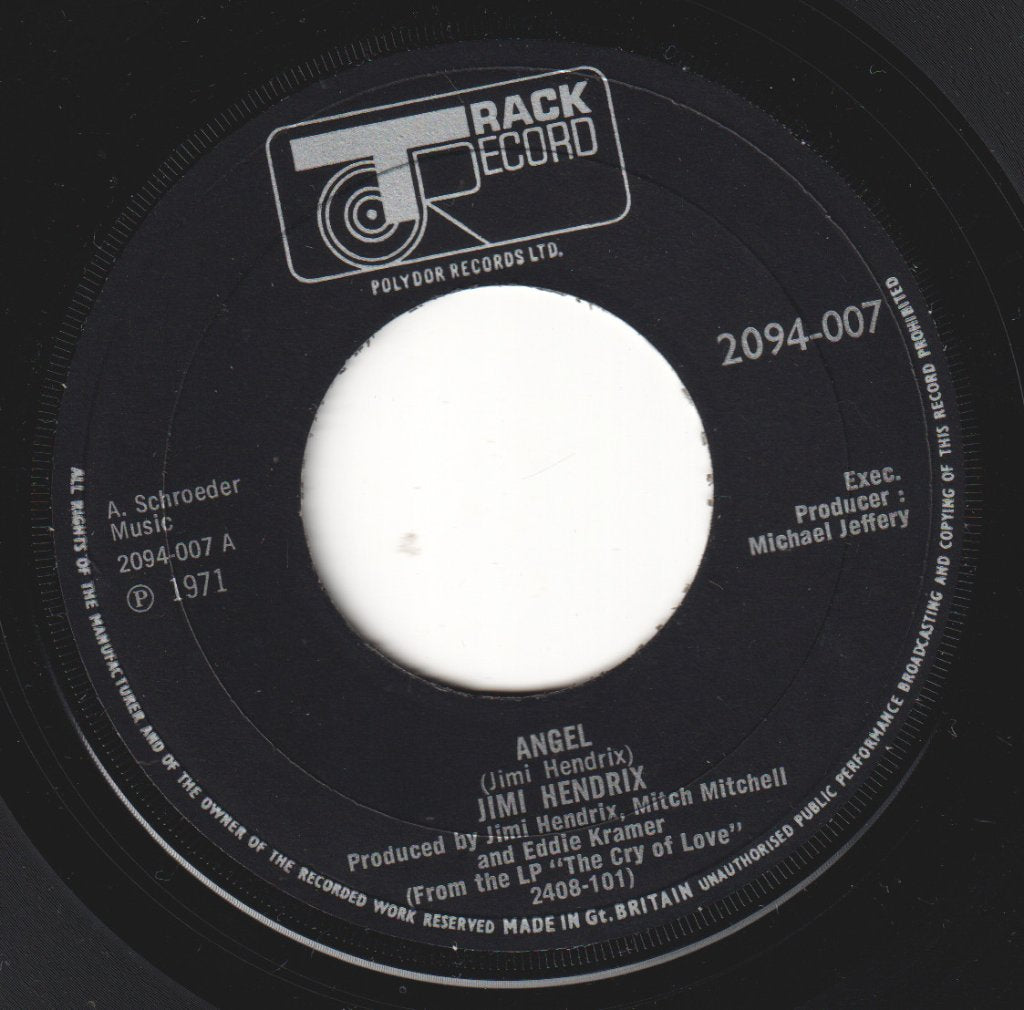 Jimi Hendrix - Angel - 7 Inch