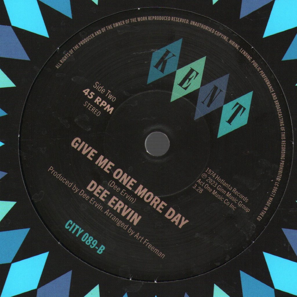 Dee Ervin - You Make Me Happy - 7 Inch