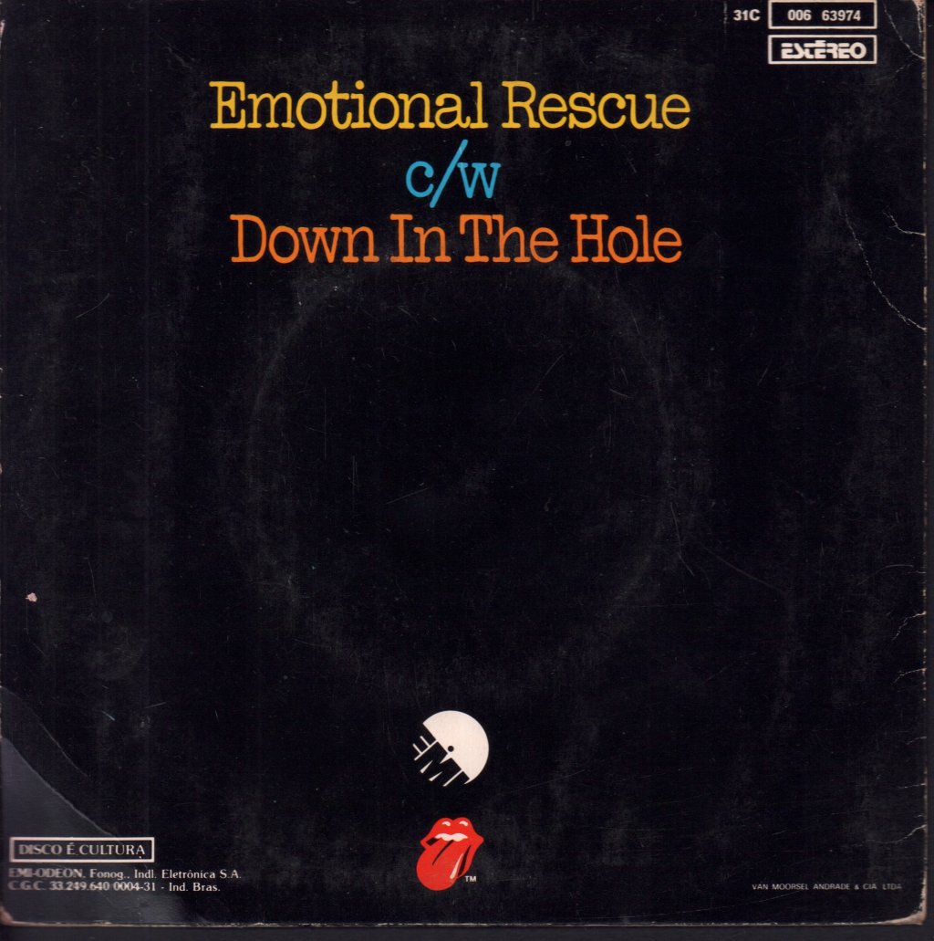 Rolling Stones - Emotional Rescue - 7 Inch