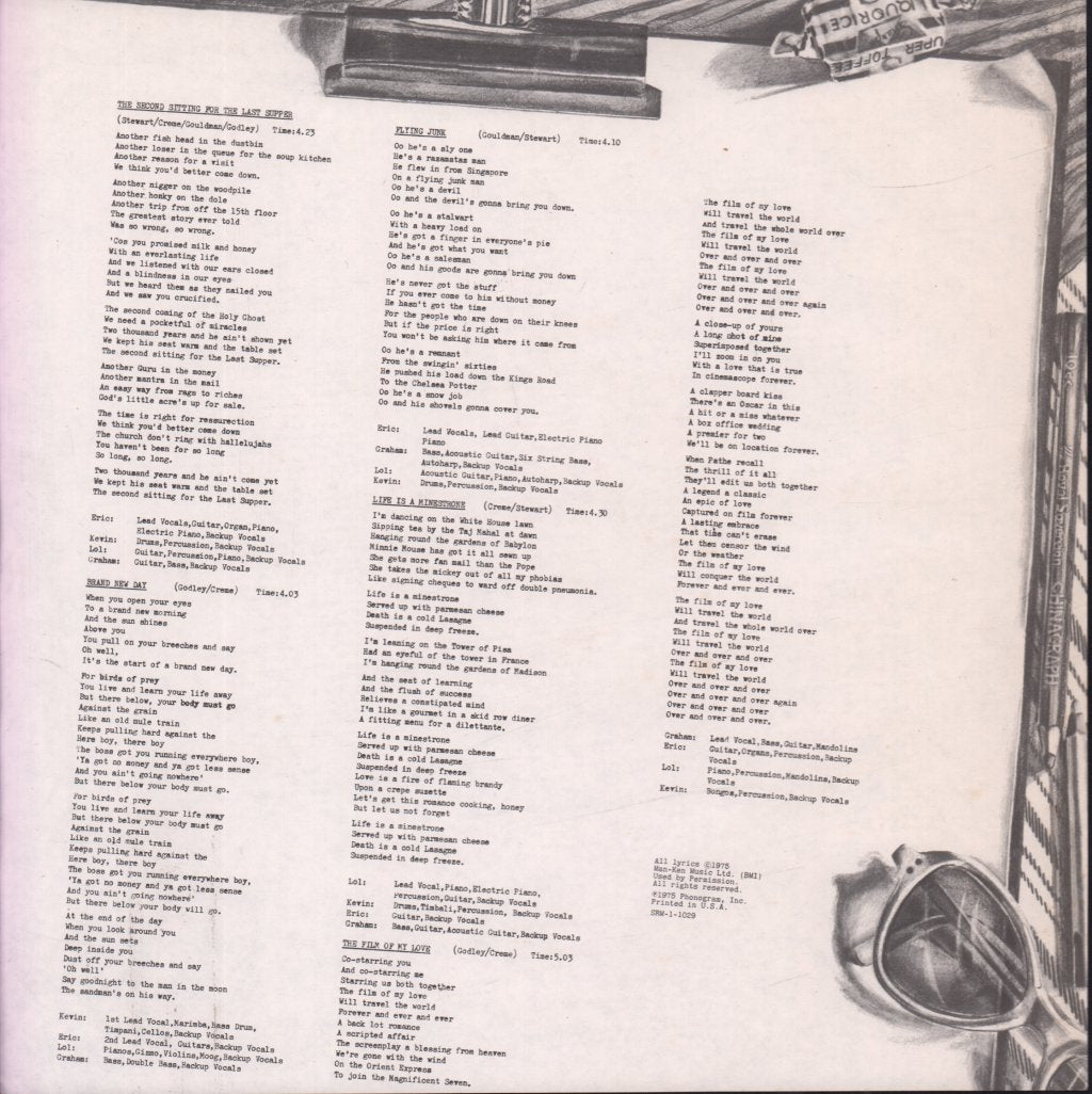 10cc - Original Soundtrack - Lp