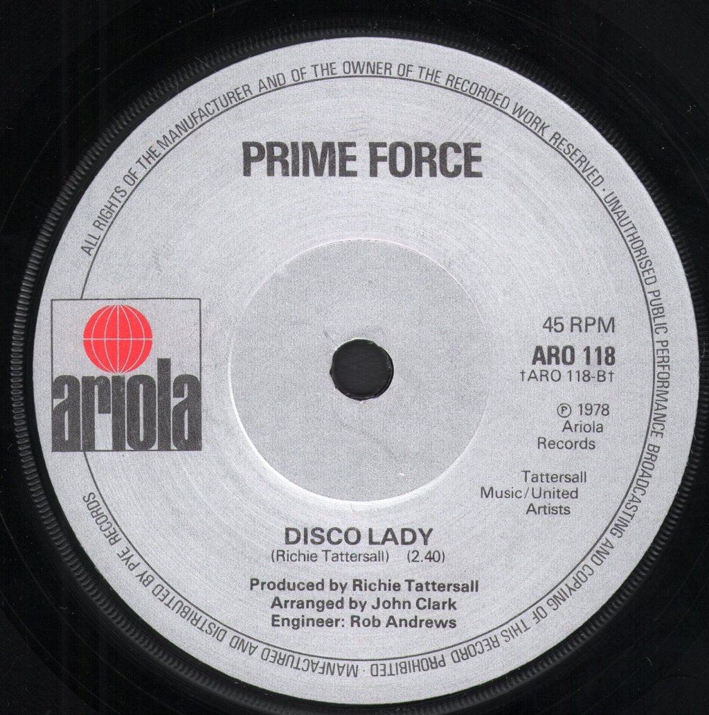 Prime Force - Theme From The Motion Picture The Korva Selection - 7 Inch