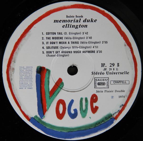 Duke Ellington - Memorial Duke Ellington - Double Lp