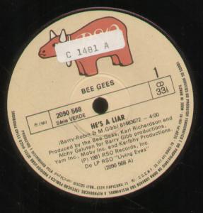 Bee Gees - He's A Liar - 7 Inch