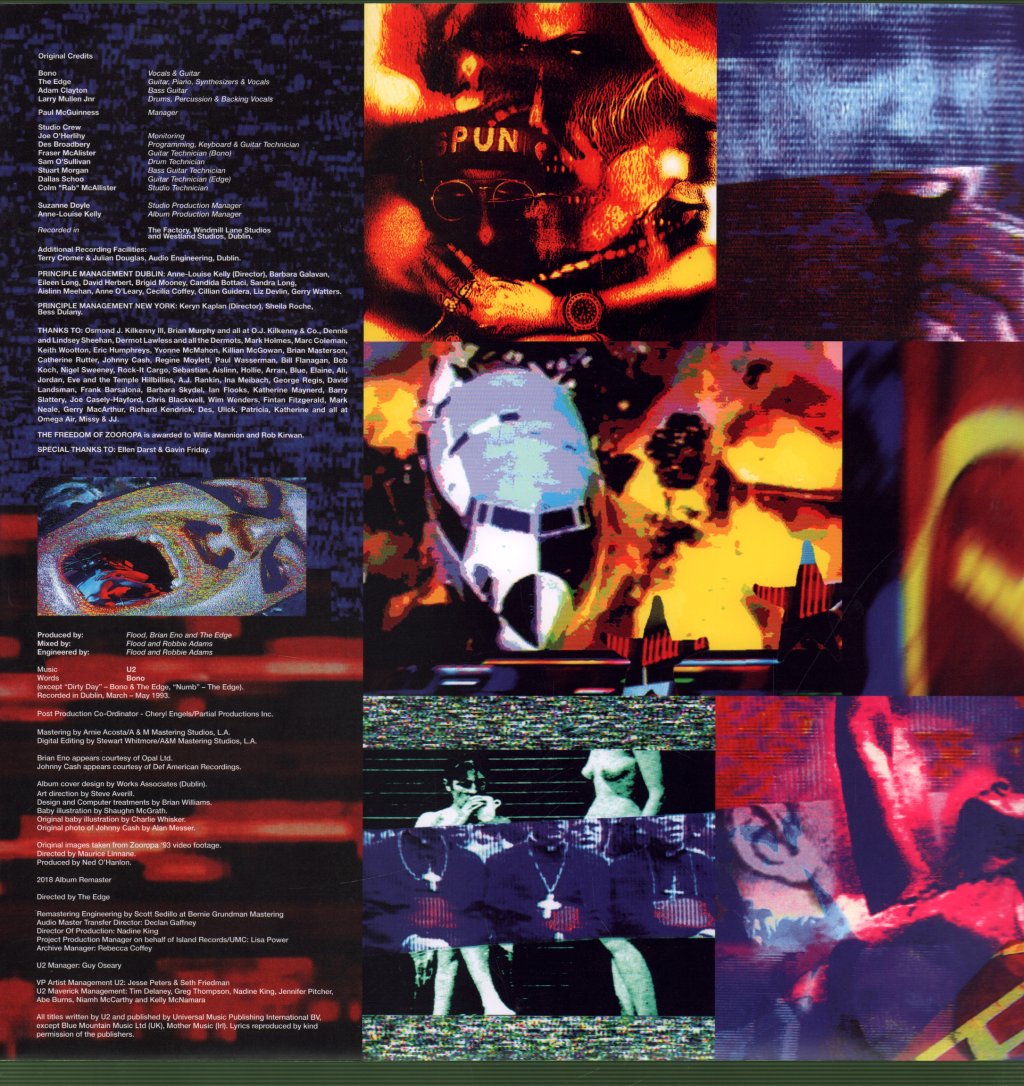 U2 - Zooropa - Double Lp