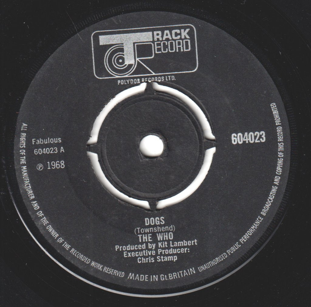Who - Dogs - 7 Inch