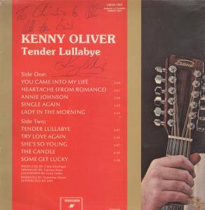 Kenny Oliver - Tender Lullabye - Lp