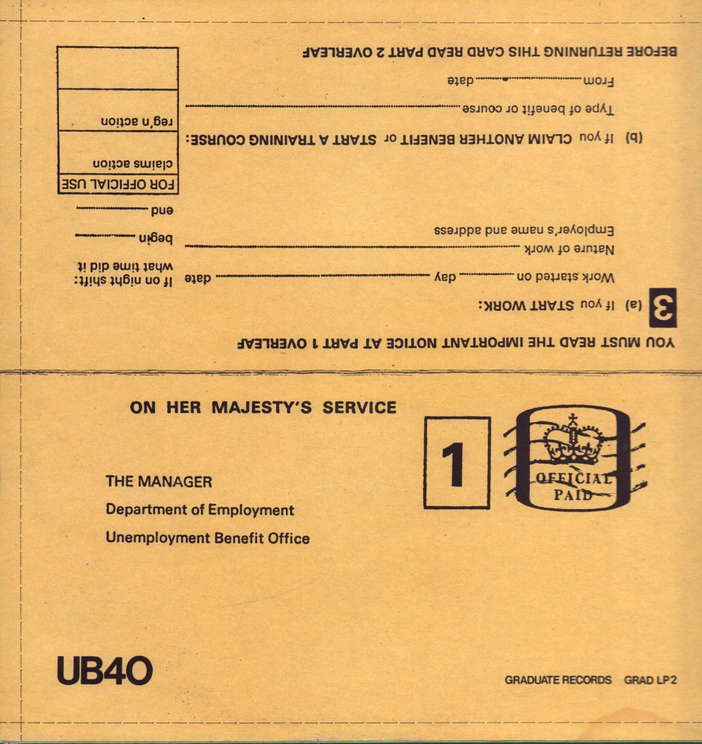 UB40 - Signing Off - Double Lp
