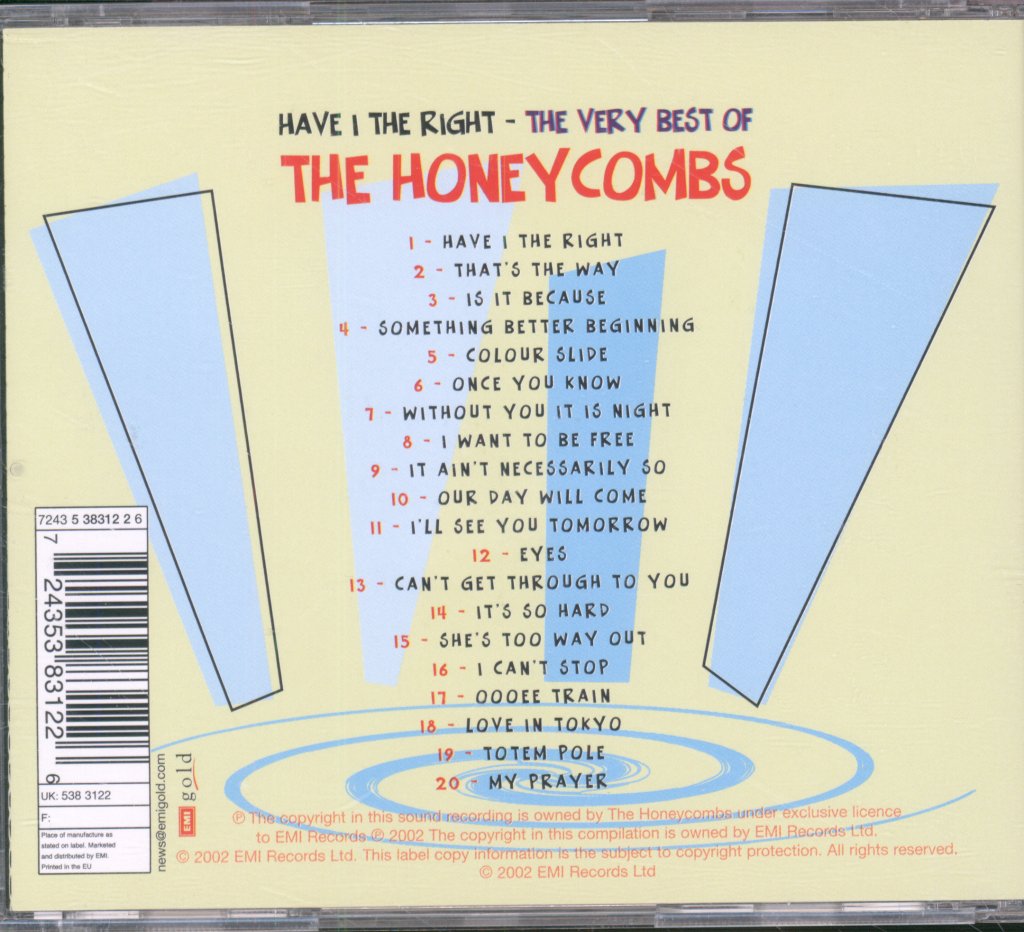 Honeycombs - Have I The Right - The Very Best Of The Honeycombs - Cd