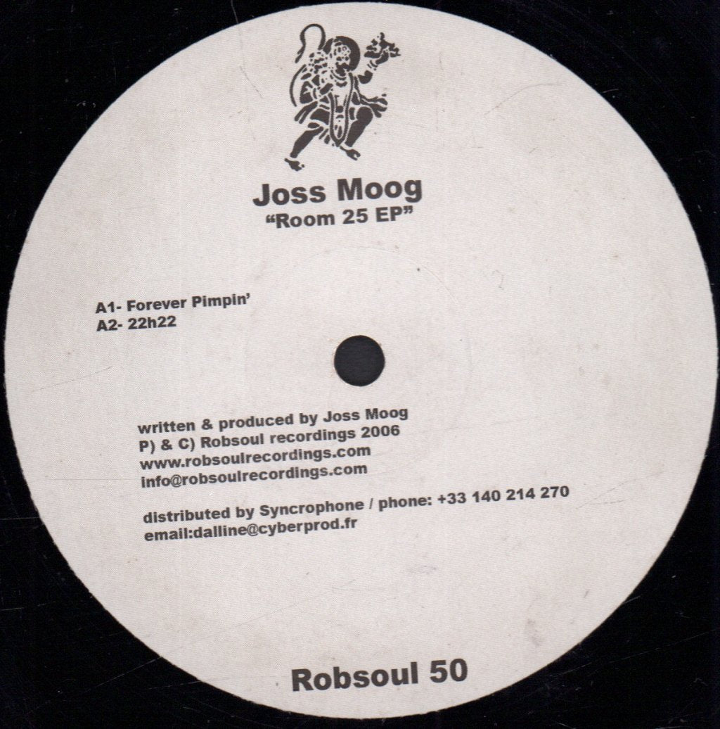 Joss Moog - Room 25 EP - 12 Inch