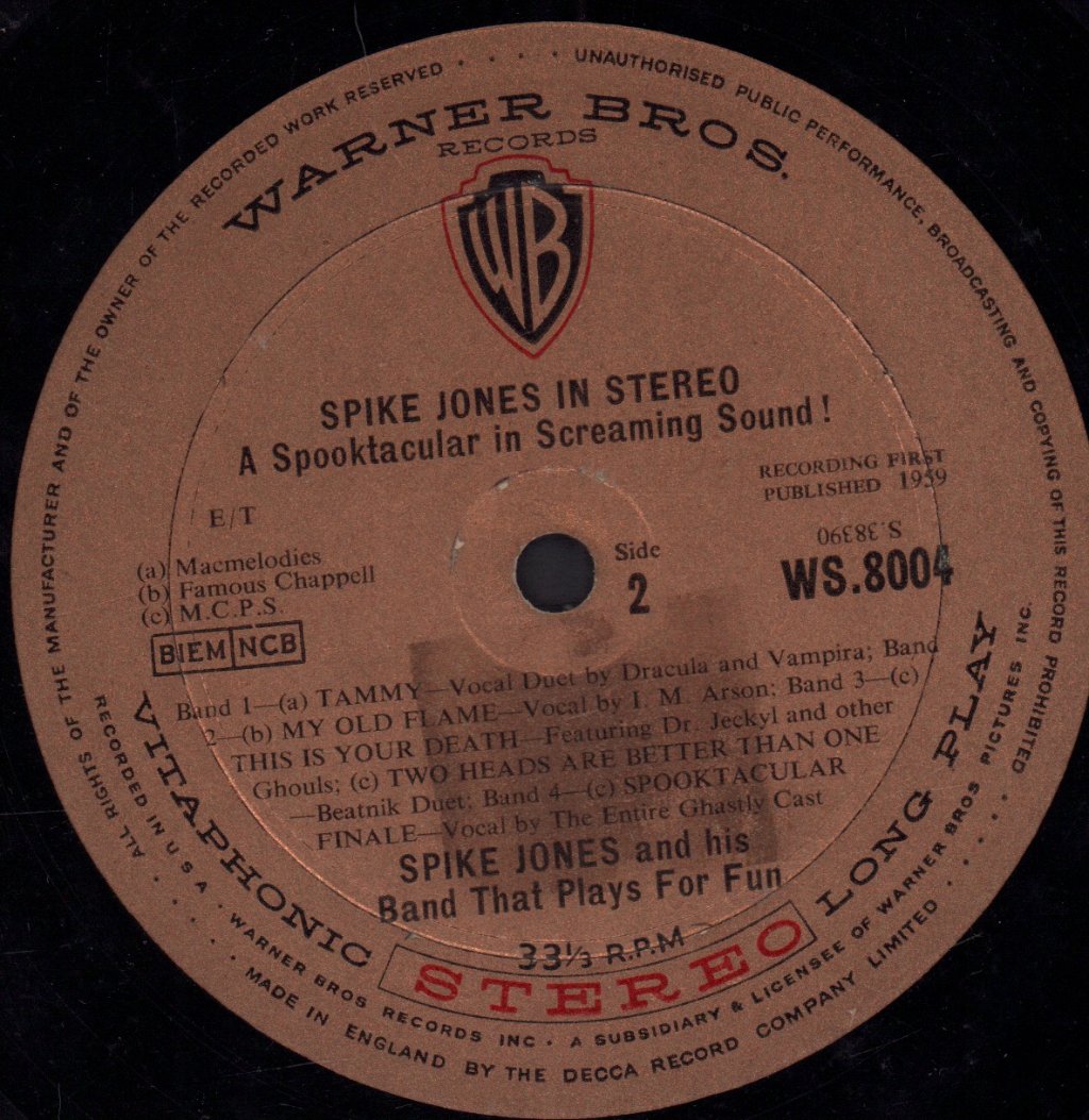 Spike Jones - Spike Jones In Stereo - Lp