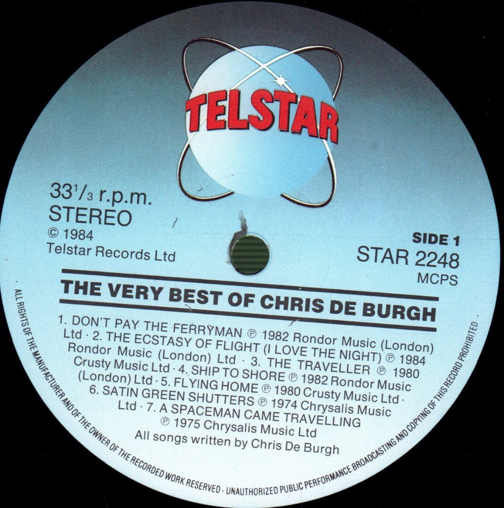 Chris De Burgh - Very Best Of - Lp