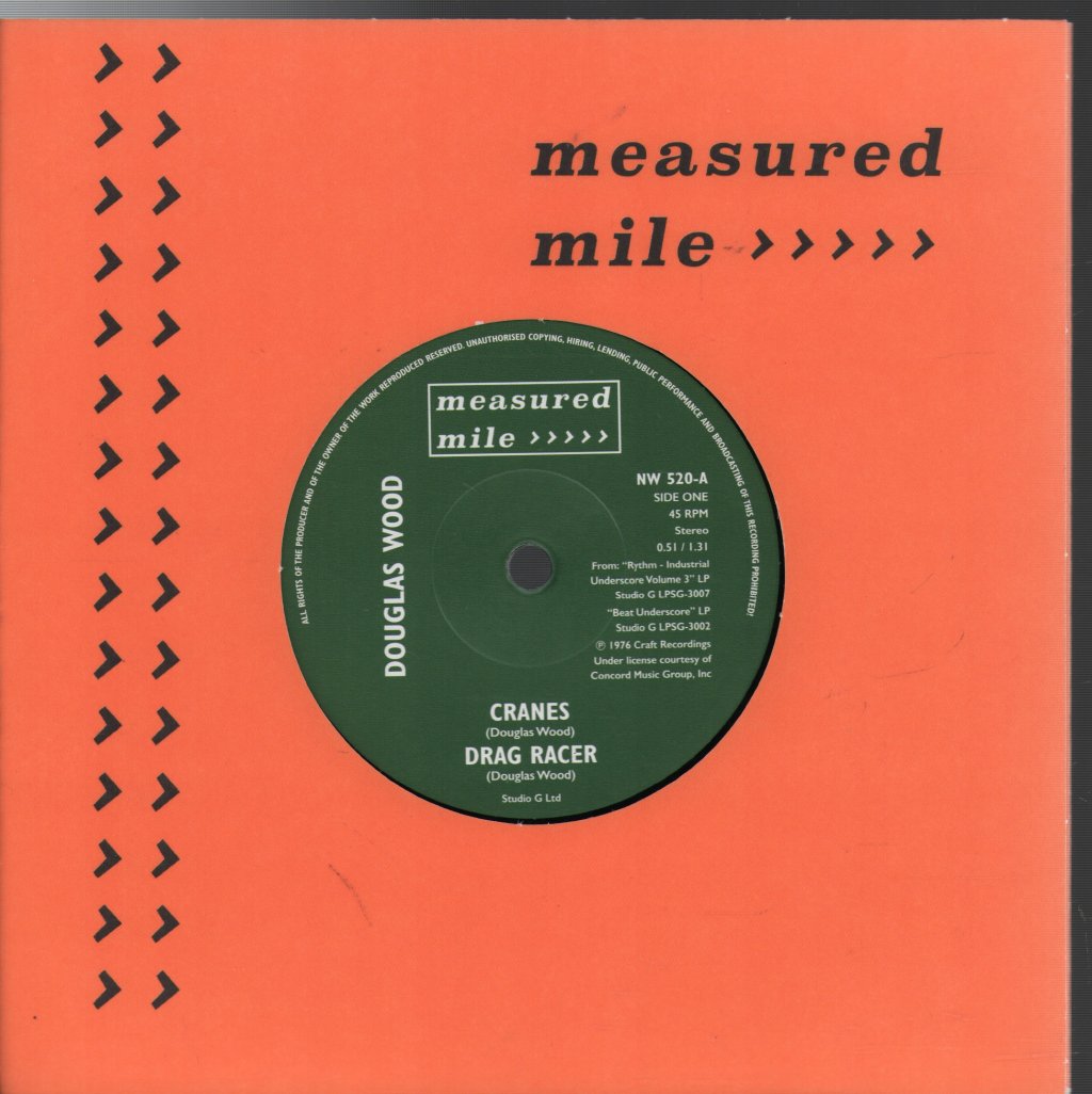 Douglas Wood - Cranes / Drag Racer - 7 Inch