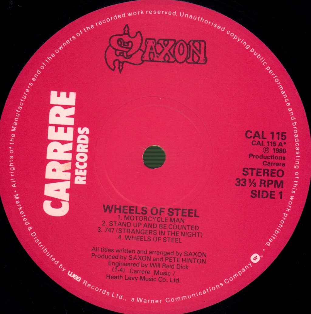 Saxon - Wheels Of Steel - Lp