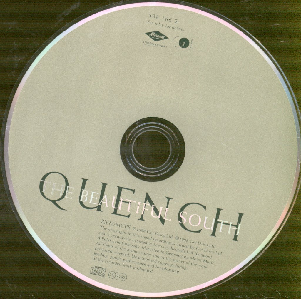 Beautiful South - Quench - Cd