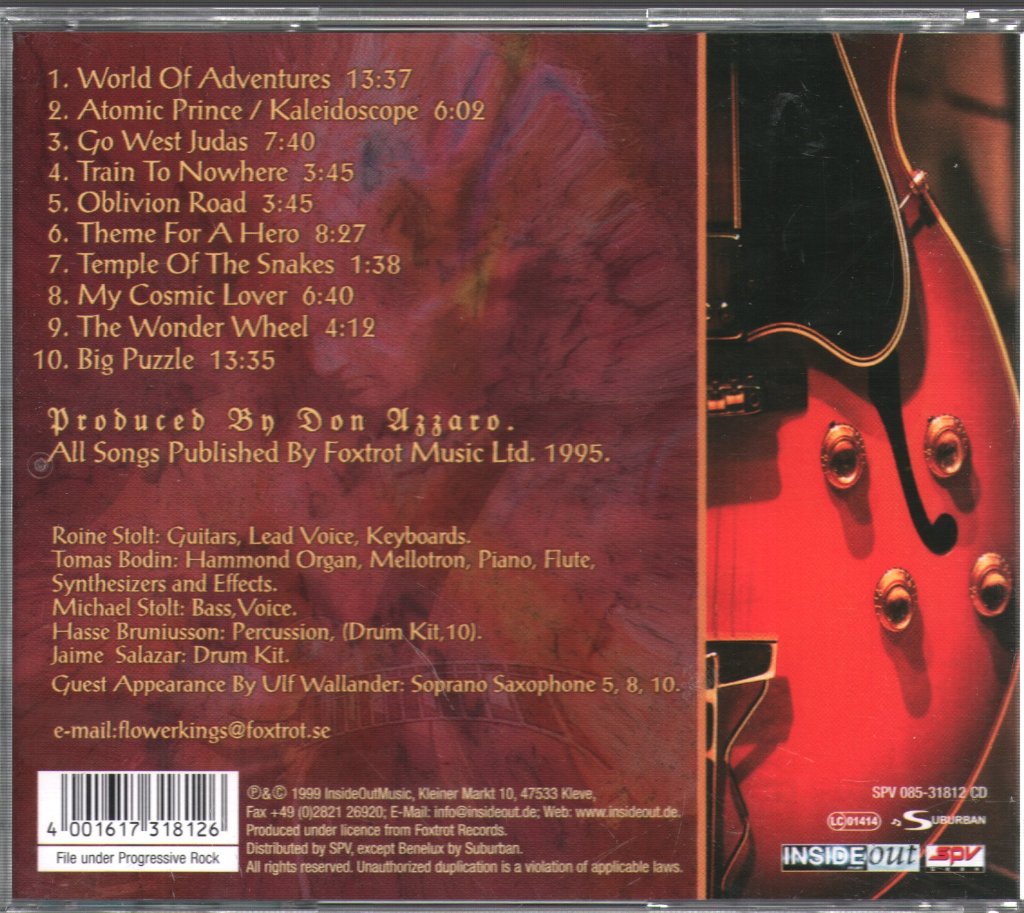 Flower Kings - Back In The World Of Adventures - Cd