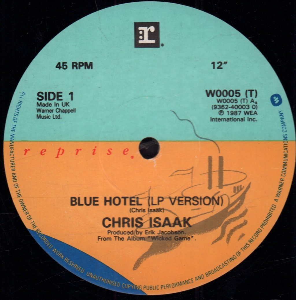 Chris Isaak - Blue Hotel - 12 Inch