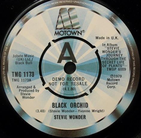 Stevie Wonder - Black Orchid - 7 Inch