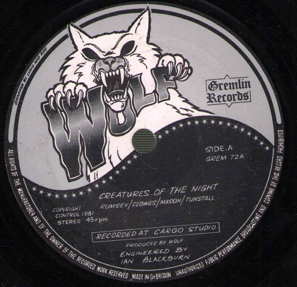 Wolf - Creatures Of The Night / See Them Running - 7 Inch