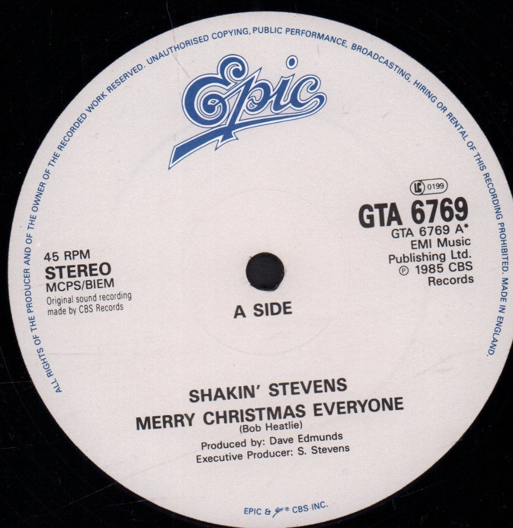 Shakin Stevens - Merry Christmas Everyone - 12 Inch