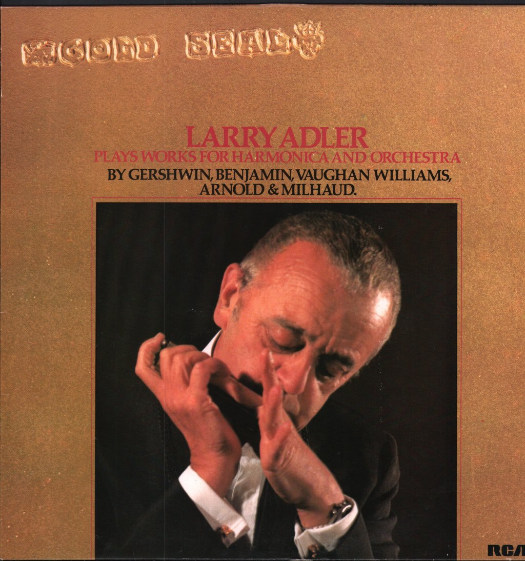 Larry Adler / Morton Gould And His Orchestra / Royal Philharmonic Orchestra - Larry Adler Plays Works For Harmonica And Orchestra - Lp