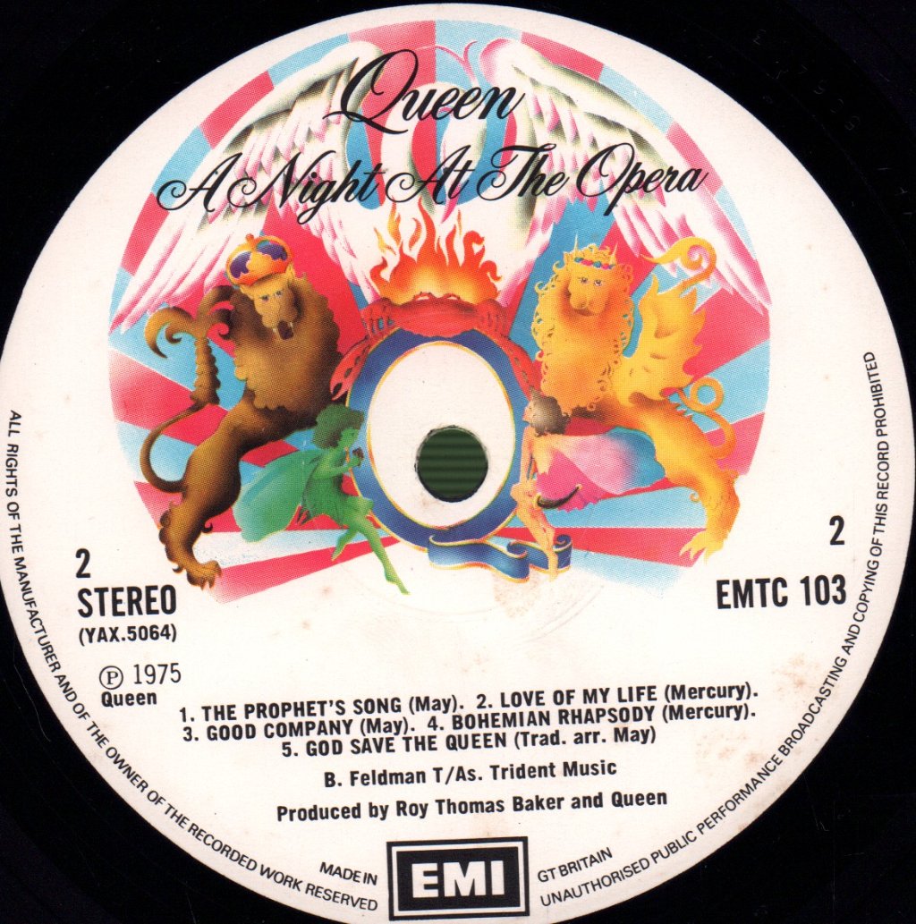 Queen - A Night At The Opera - Lp