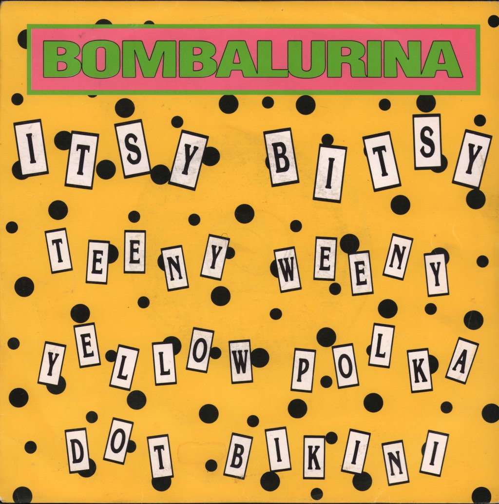 Bombalurina - Itsy Bitsy Teeny Weeny Yellow Polka Dot Bikini - 7 Inch