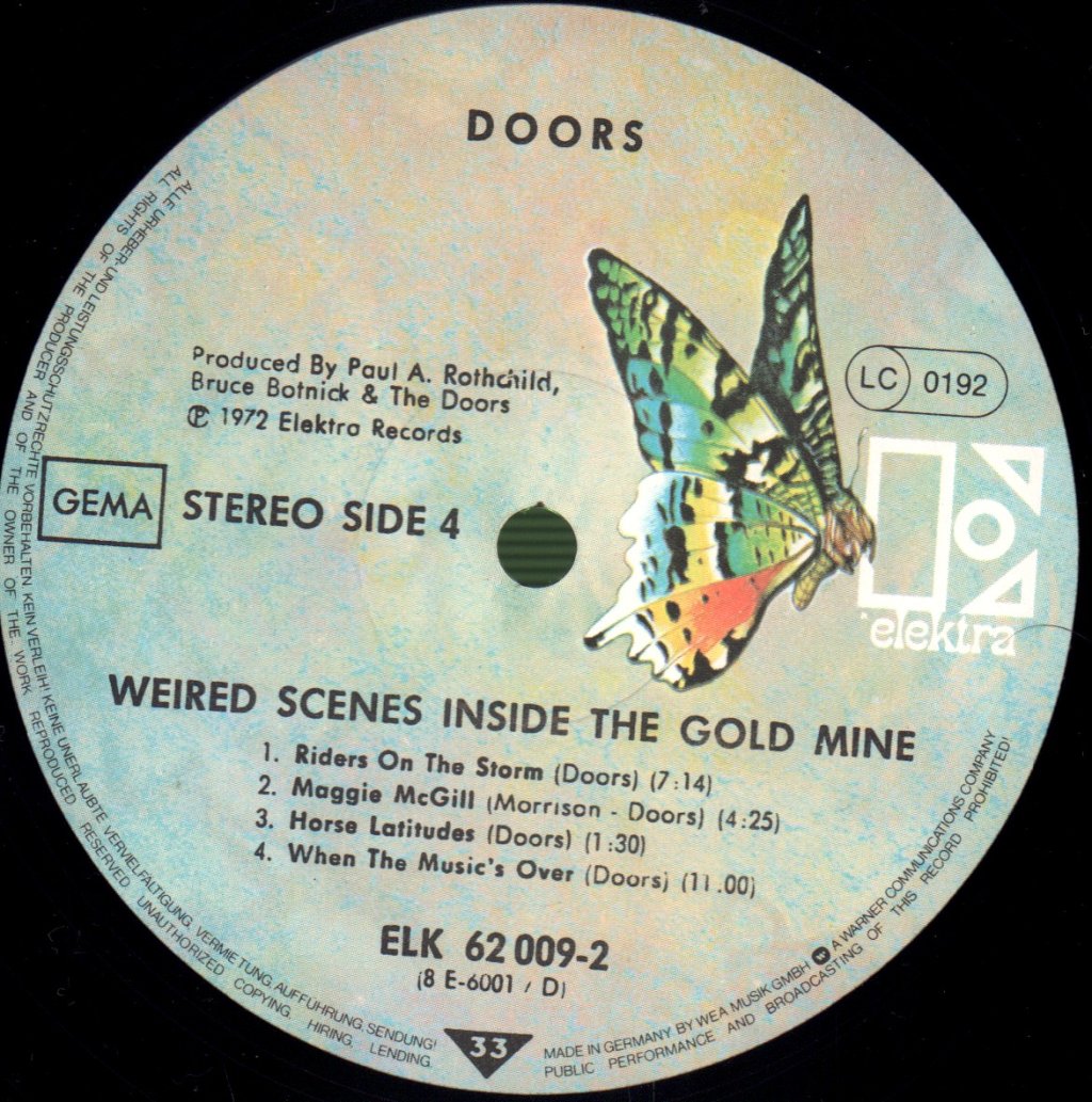 Doors - Weird Scenes Inside The Gold Mine - Double Lp
