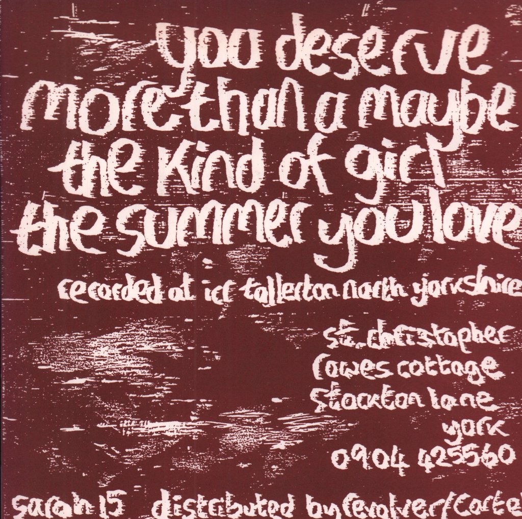 St Christopher - You Deserve More Than A Maybe - 7 Inch