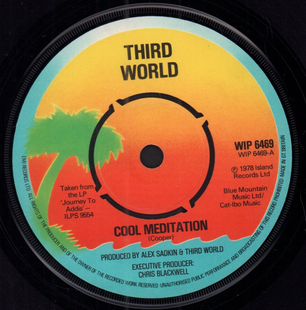 Third World (Reggae) - Cool Meditation - 7 Inch