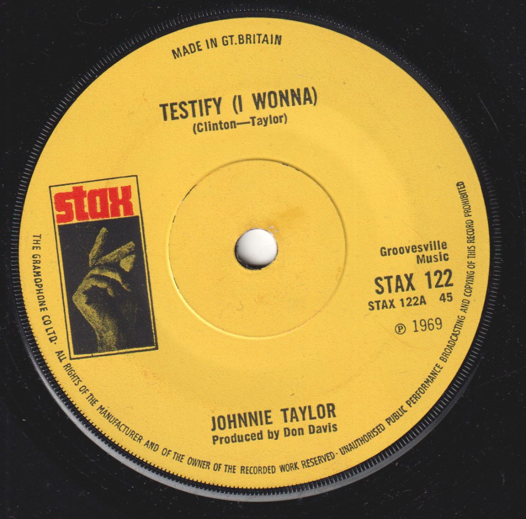 Johnnie Taylor - Testify I Wonna - 7 Inch