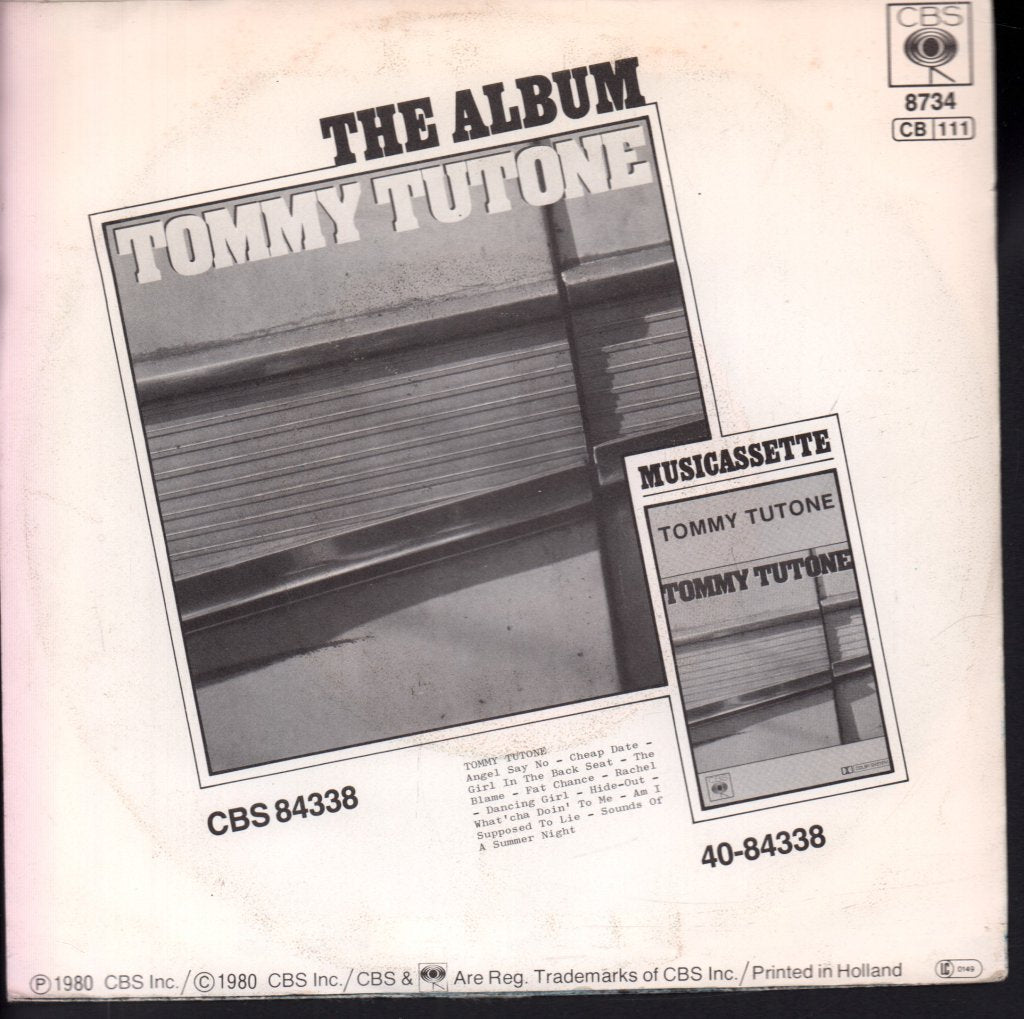 Tommy Tutone - Angel Say No - 7 Inch