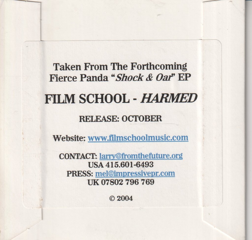 Film School - Harmed - Cdr