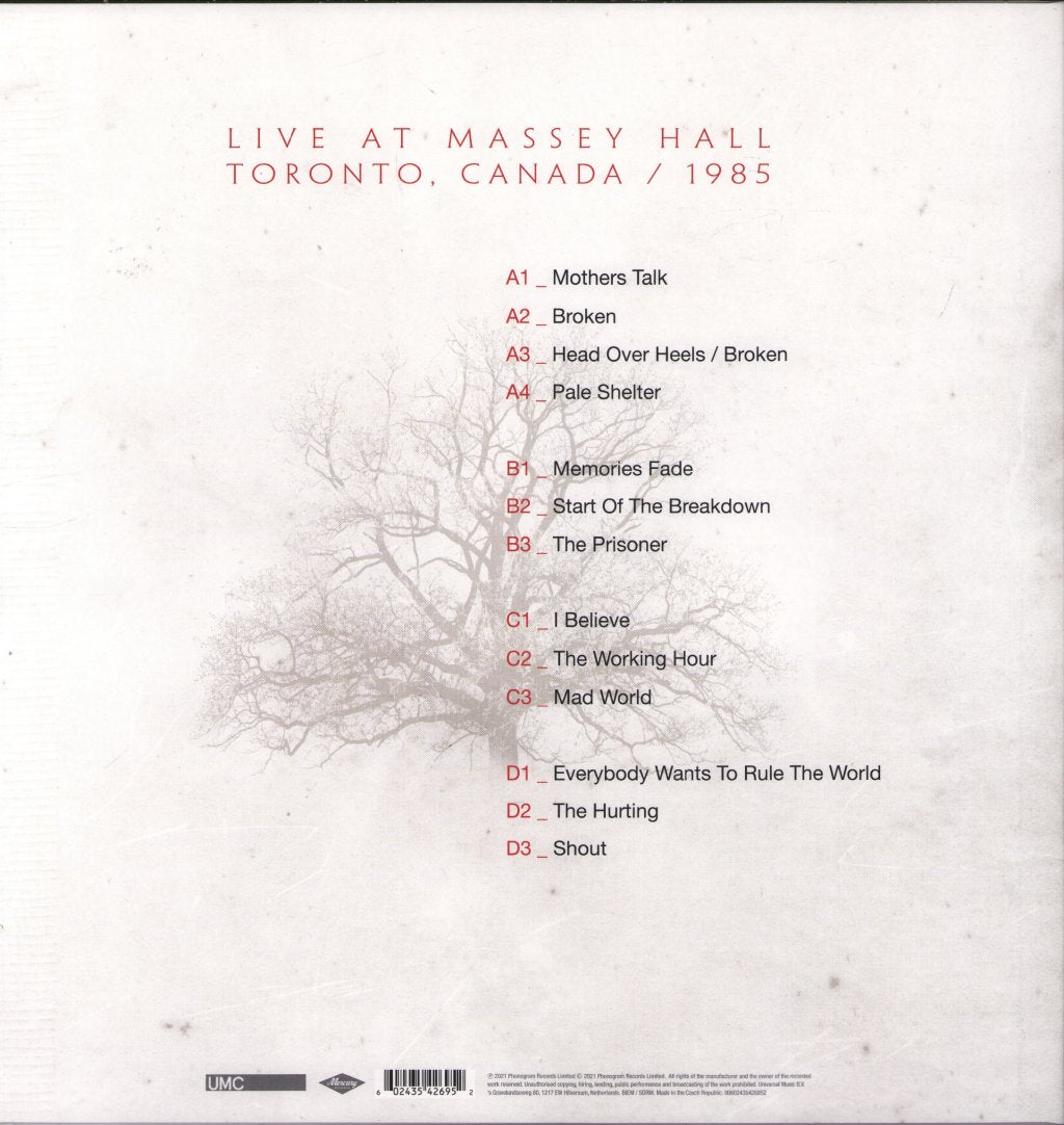 Tears For Fears - Live At Massey Hall (RSD2021 Drop 1) - Double Lp