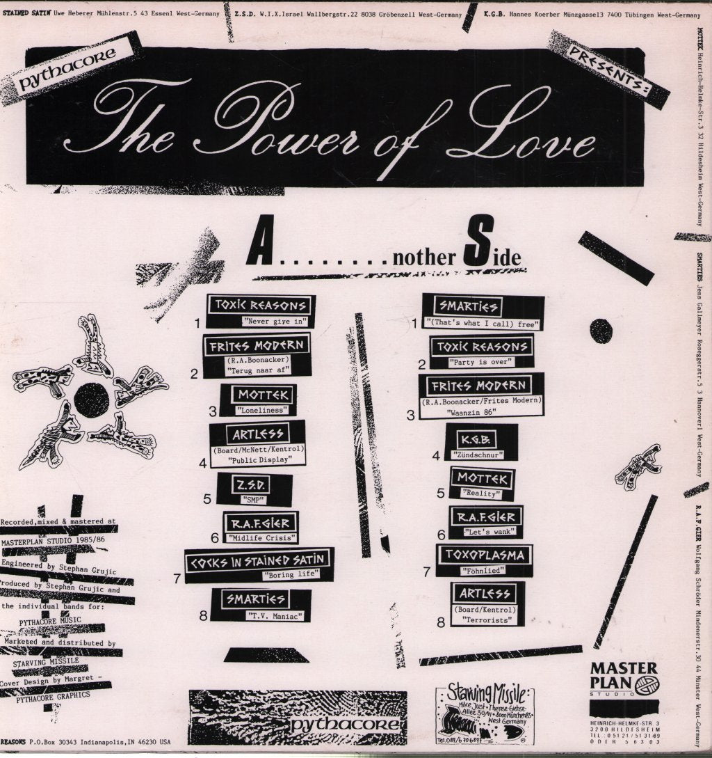 Various Artists - Power Of Love - International Hardcore Compilation - Lp