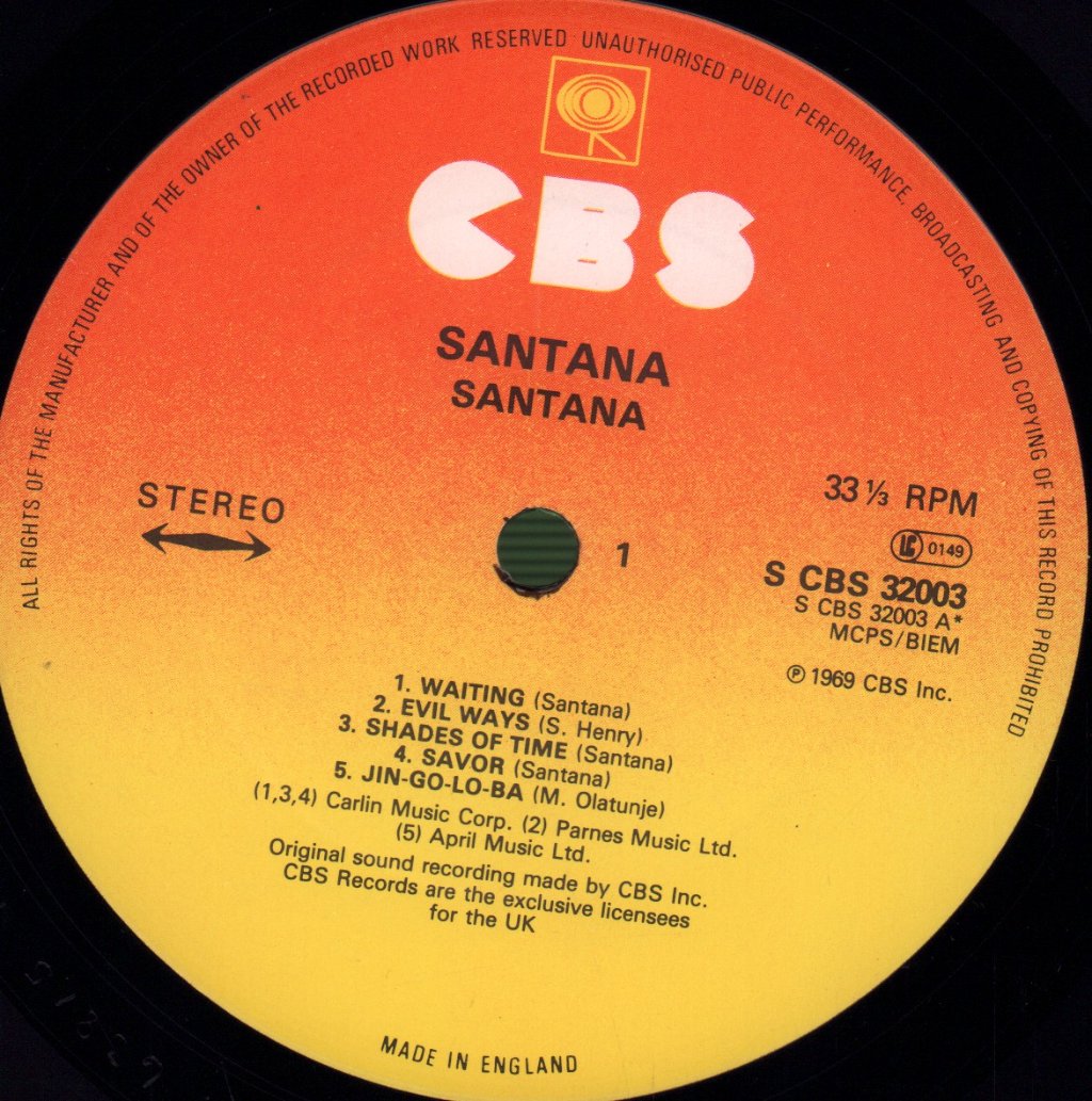 Santana - Santana - Lp