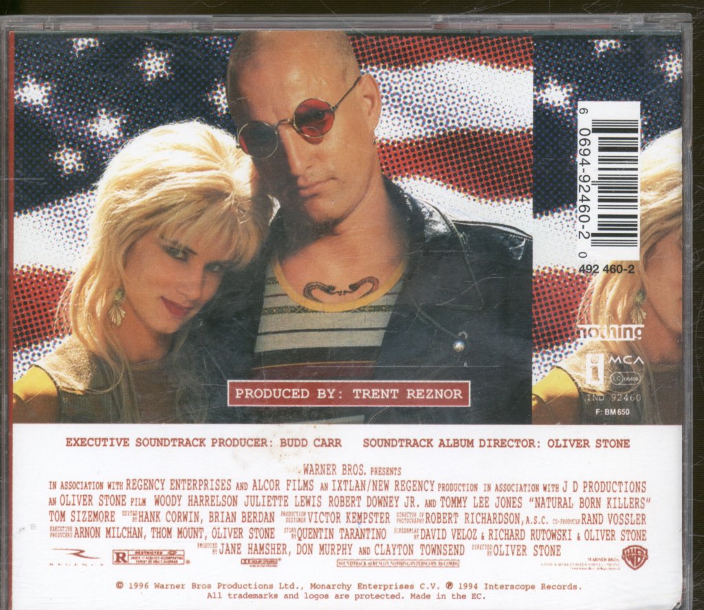 Various Artists - Music From And Inspired By Natural Born Killers, An Oliver Stone Film - Cd