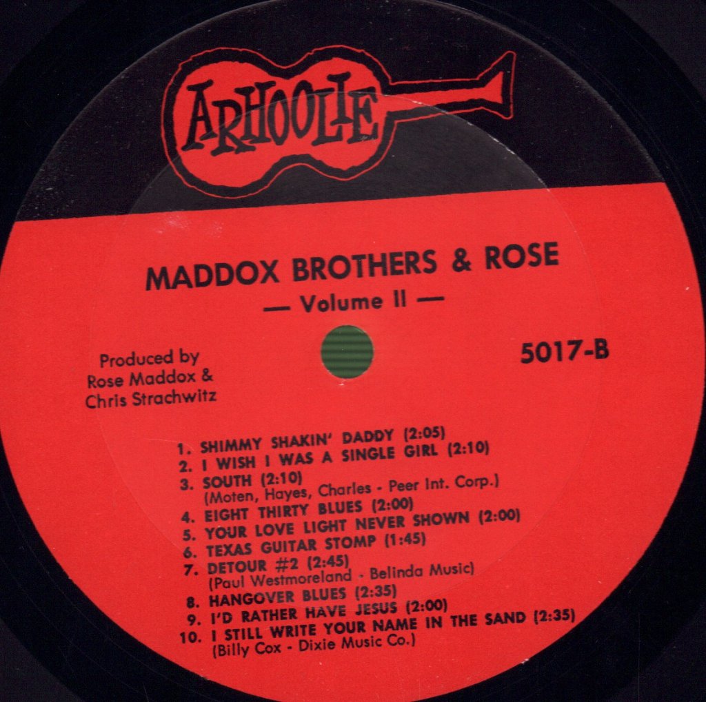 Maddox Brothers And Rose - 1946-1951 Volume 2 - Lp