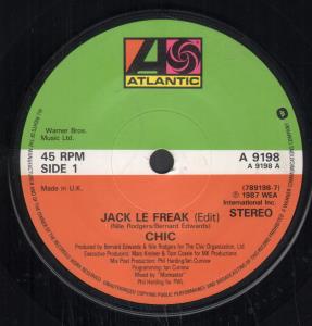 Chic - Jack Le Freak - 7 Inch