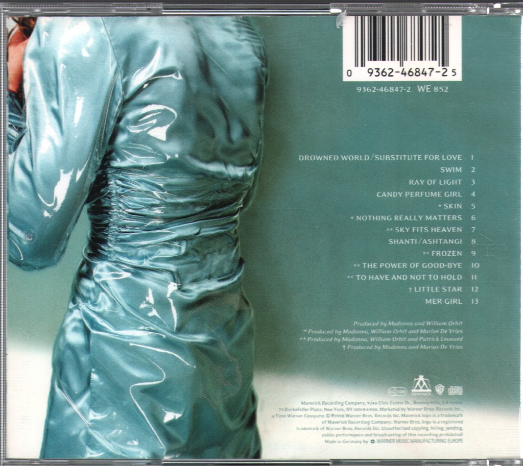Madonna - Ray Of Light - Cd