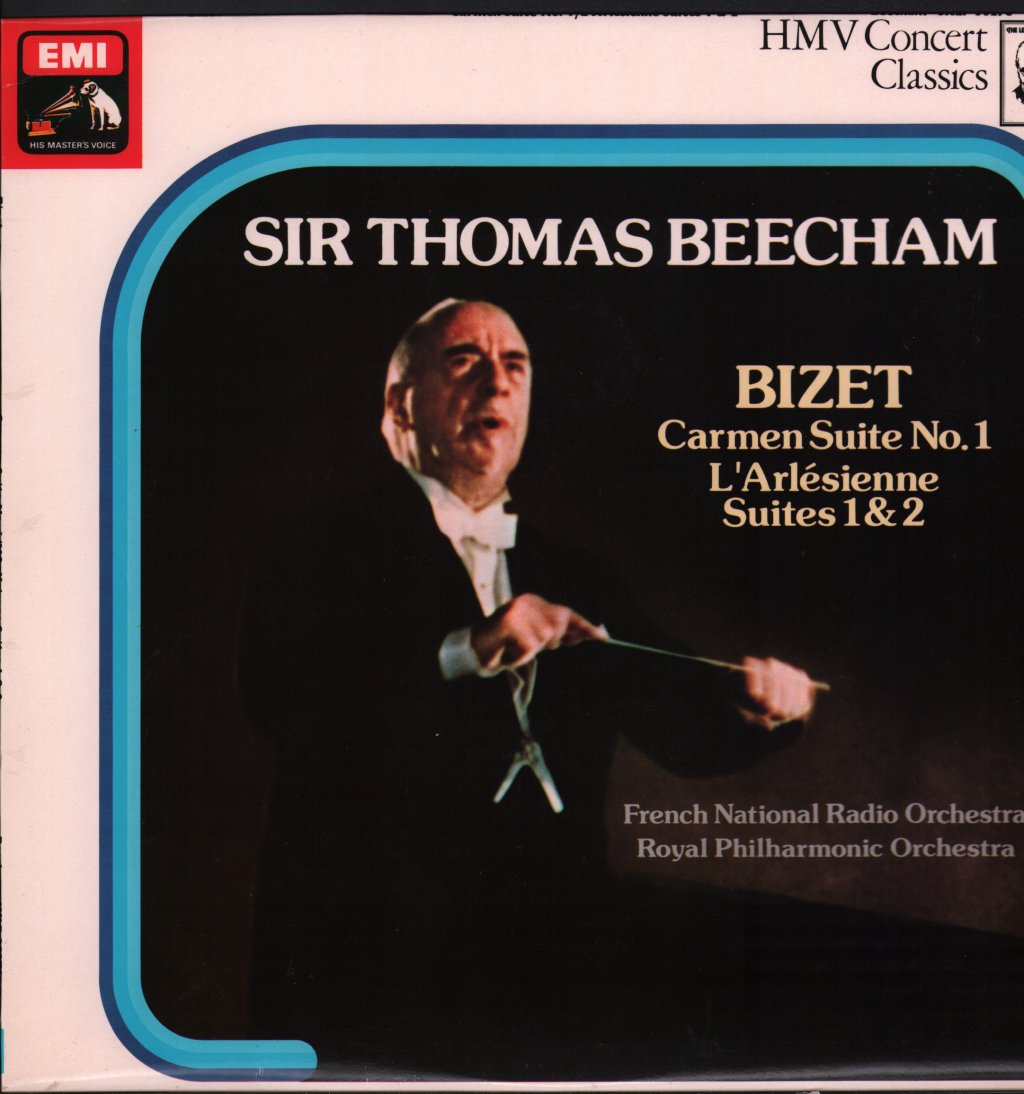 Sir Thomas Beecham / French National Radio Orchestra / Royal Philharmonic Orchestra - Bizet - Carmen Suite No. 1 / L'Arlésienne Suites 1 & 2 - Lp