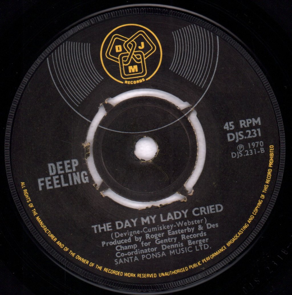 Deep Feeling - Do You Wanna Dance - 7 Inch