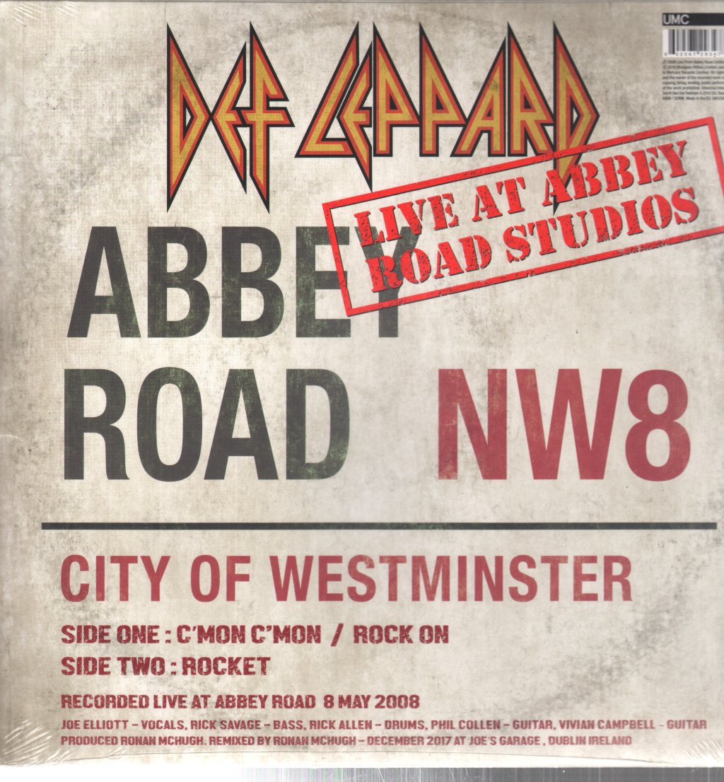 Def Leppard - Live At Abbey Road - 12 Inch