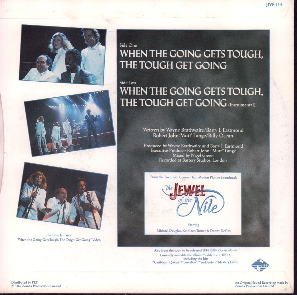 Billy Ocean - When The Going Gets Tough - 7 Inch