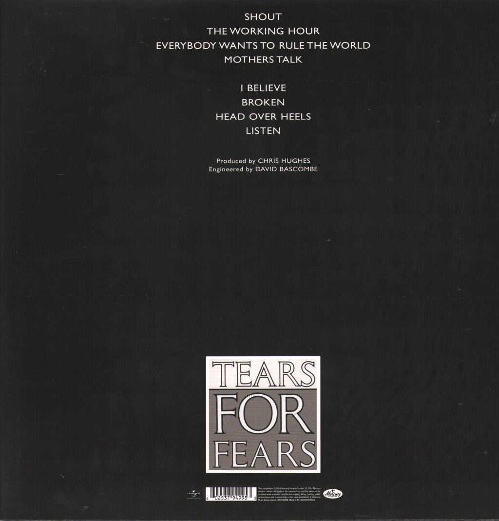Tears For Fears - Songs From The Big Chair - Lp