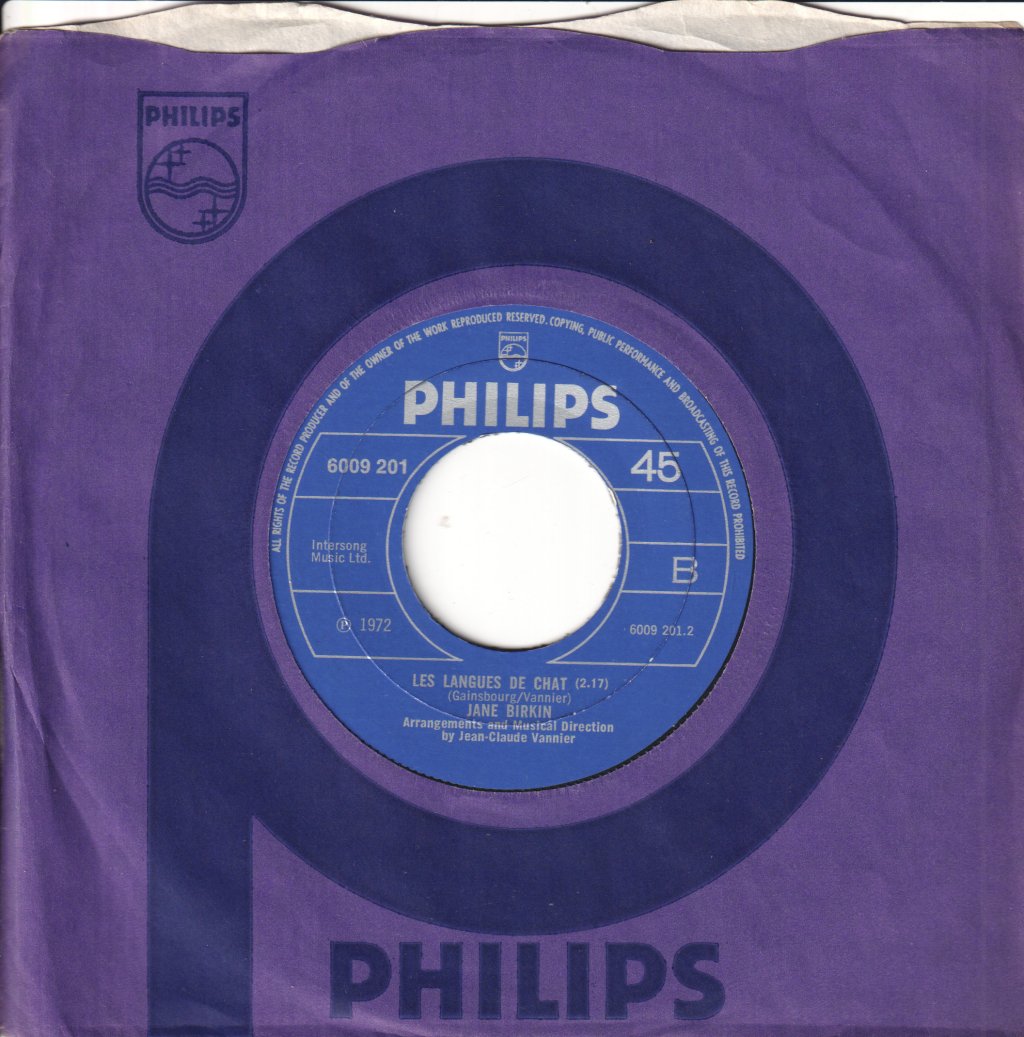Jane Birkin And Serge Gainsbourg - La Decadanse - 7 Inch