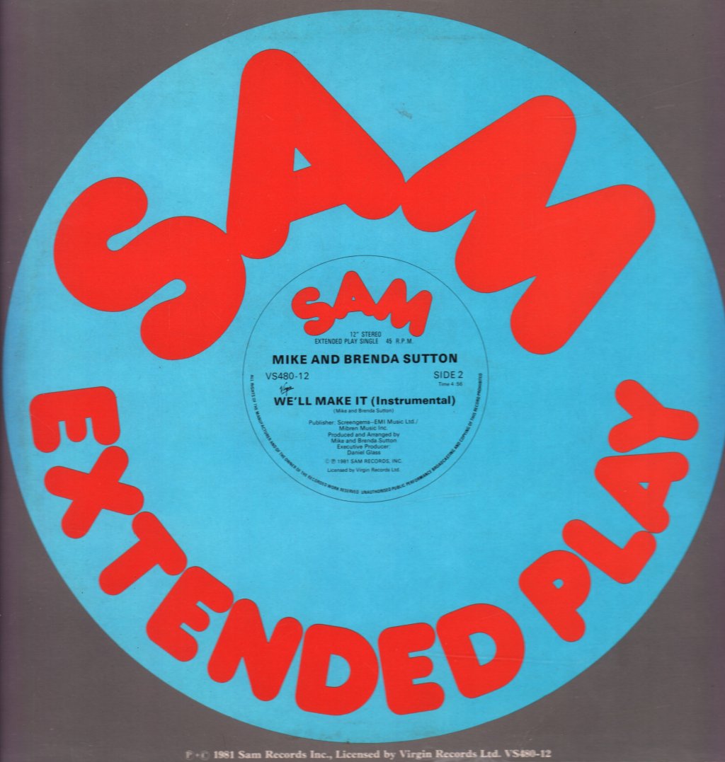 Mike And Brenda Sutton - We'll Make It - 12 Inch
