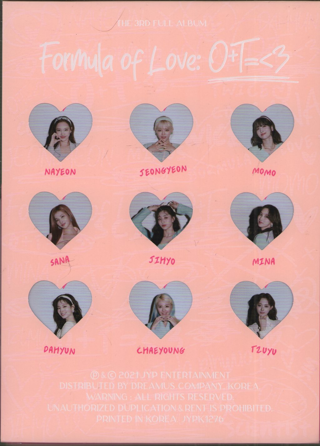 Twice - Formula Of Love: O+T=<3 - Cd Box Set