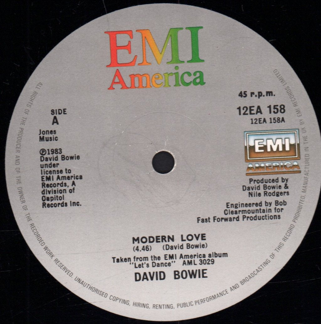 David Bowie - Modern Love - 12 Inch