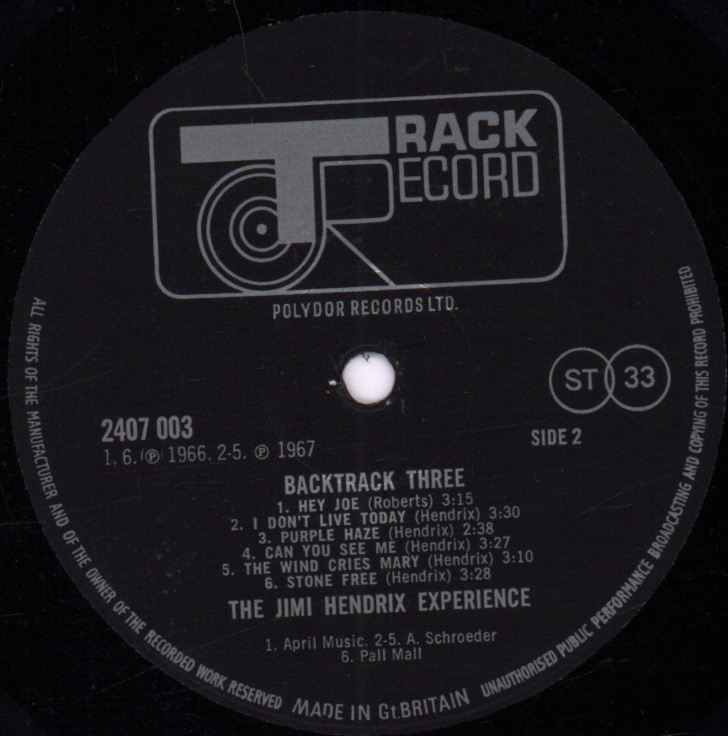 Who / Hendrix - Backtrack 3 - Lp