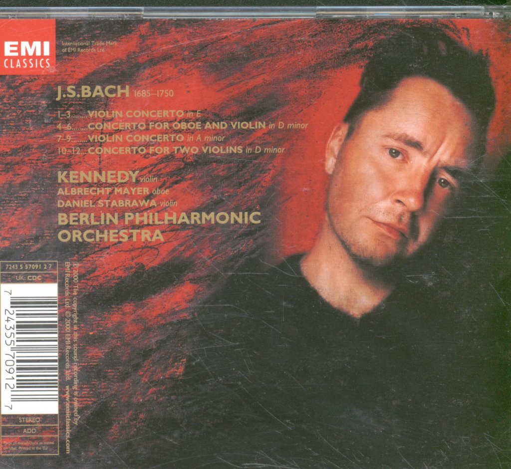 Nigel Kennedy / Berlin Philharmonic Orchestra - Kennedy Plays Bach With The Berlin Philharmonic - Cd